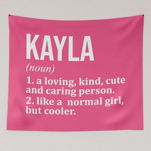 Item preview, Kayla Name Definition for Women designed and sold by XCIV.