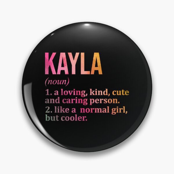Item preview, Kayla Name Definition in Watercolor designed and sold by XCIV.