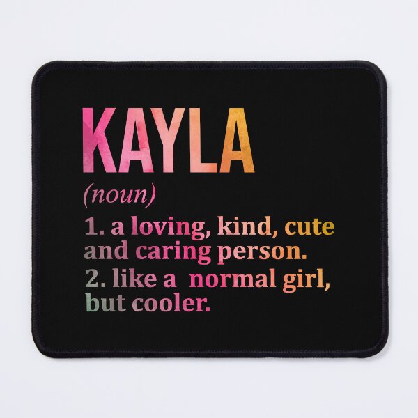 Item preview, Kayla Name Definition in Watercolor designed and sold by XCIV.