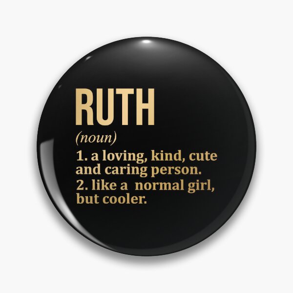 Artikelvorschau, Ruth-Namensdefinition in Gold entworfen und verkauft von XCIV.