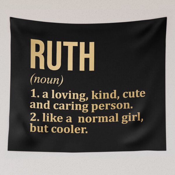 Item preview, Ruth Name Definition in Gold designed and sold by XCIV.
