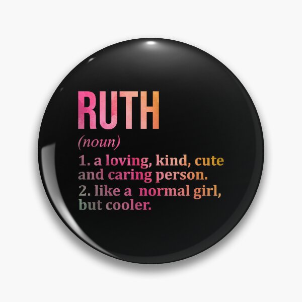 Artikelvorschau, Ruth-Namensdefinition in Aquarell entworfen und verkauft von XCIV.