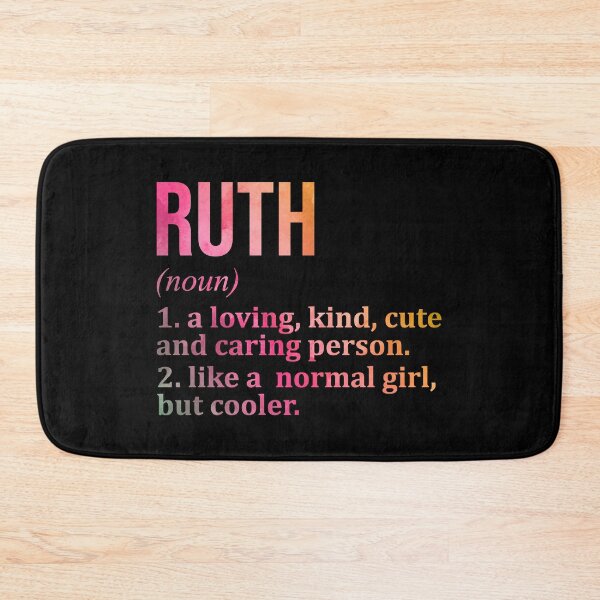 Item preview, Ruth Name Definition in Watercolor designed and sold by XCIV.