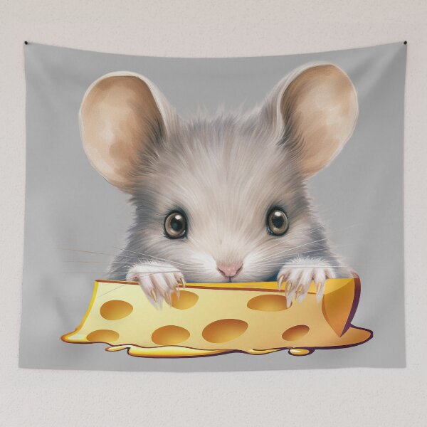 Item preview, Curious Mouse and his Cheese Feast designed and sold by Astralia.