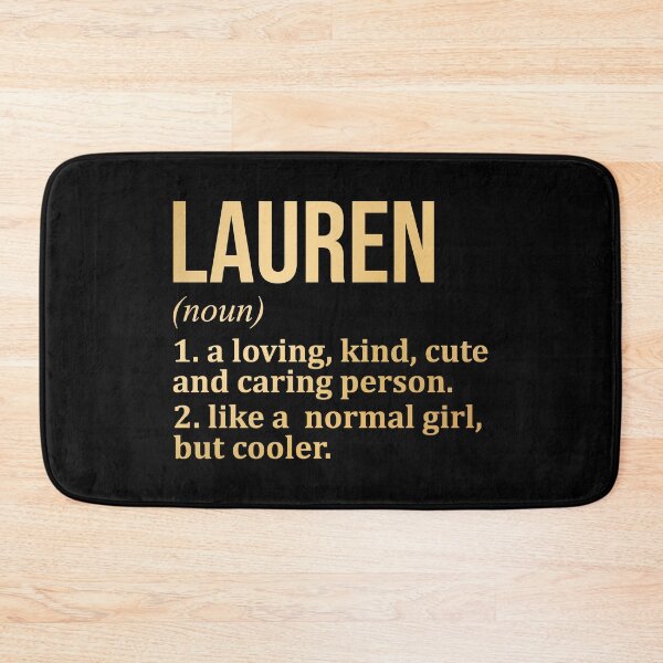 Item preview, Lauren Name Definition in Gold designed and sold by XCIV.