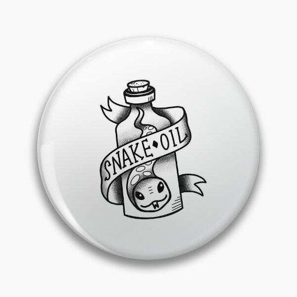 Item preview, Tattoo style Snake oil bottle designed and sold by jazzydevil.