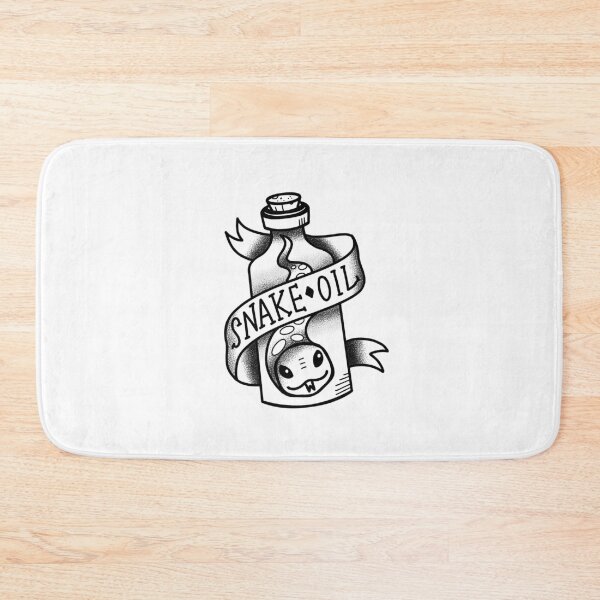 Item preview, Tattoo style Snake oil bottle designed and sold by jazzydevil.