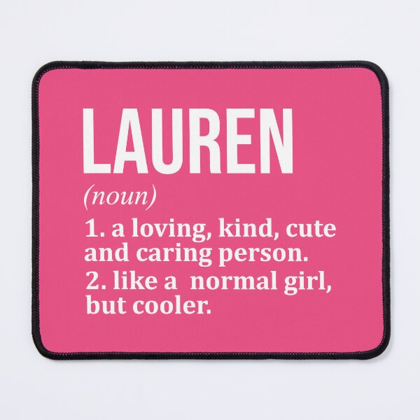Item preview, Lauren Name Definition for Women designed and sold by XCIV.