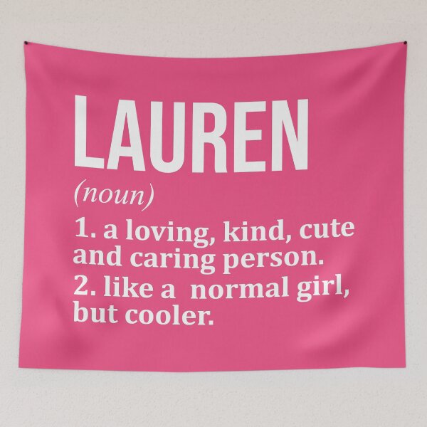 Item preview, Lauren Name Definition for Women designed and sold by XCIV.