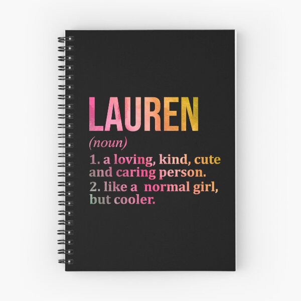 Item preview, Lauren Name Definition in Watercolor designed and sold by XCIV.