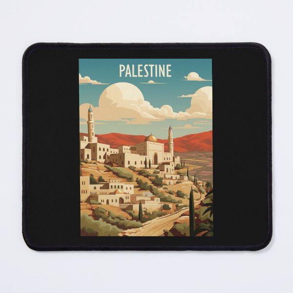 Item preview, Palestine Vintage Retro Art designed and sold by PictoParade.
