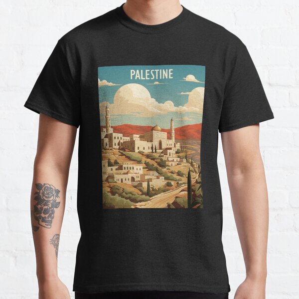 Item preview, Palestine Vintage Retro Art designed and sold by PictoParade.