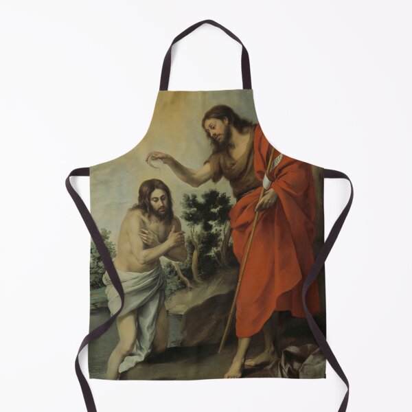 Item preview, The Baptism of Christ- Esteban Murillo, Christian  designed and sold by HeavenArtStudio.