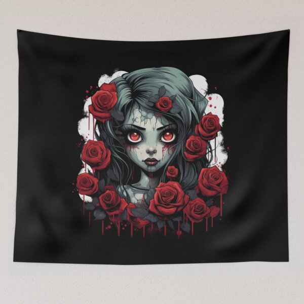 Item preview, Cute zombie girl designed and sold by TraceDessiner.