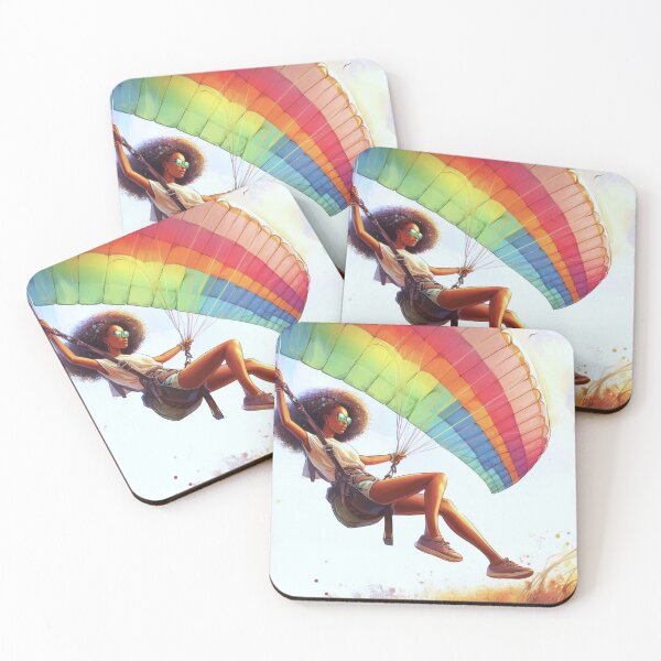 Item preview, Girl paragliding. designed and sold by growing-mom.