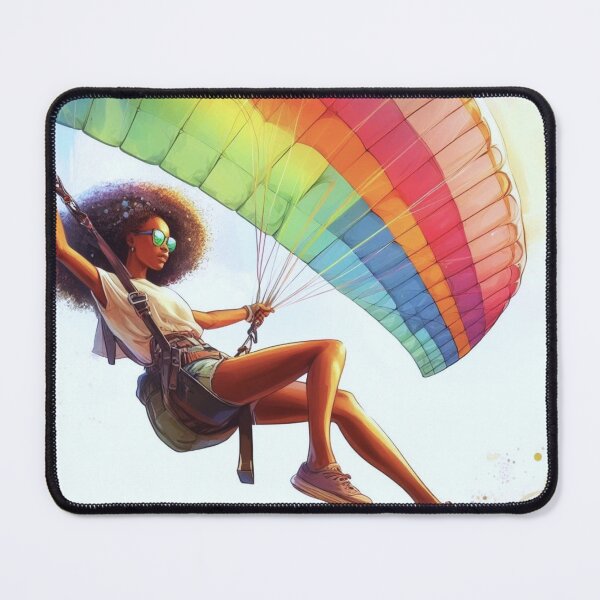 Item preview, Girl paragliding. designed and sold by growing-mom.