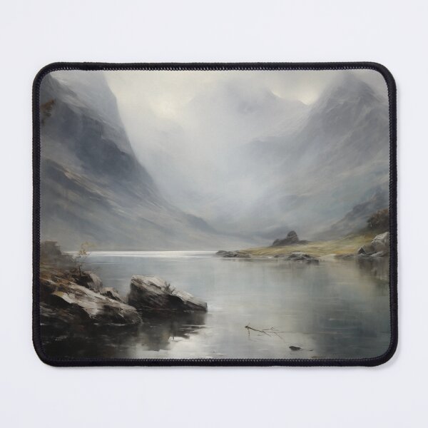 Item preview, Lago brumoso entre las montañas designed and sold by Alexa53.
