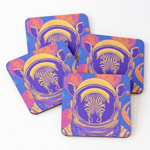 Item preview, Space Zebra (colorful) designed and sold by ZebraKnees.