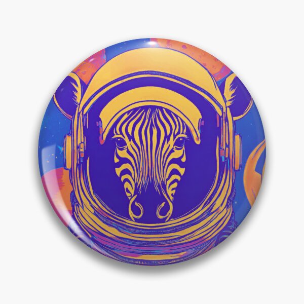 Item preview, Space Zebra (colorful) designed and sold by ZebraKnees.