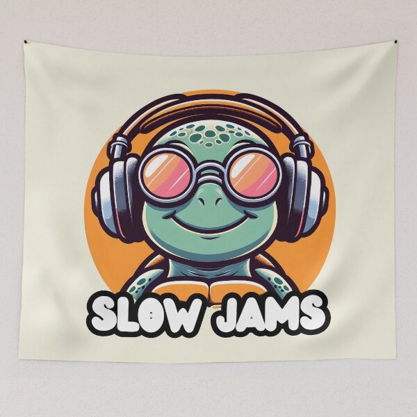 Item preview, Chillaxing Tunes: Turtle DJ - Sunglasses & Headphones designed and sold by RuyaFab.