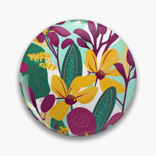 Item preview, Warm Spring / True Spring pattern, skin-tone matching, personal color analysis, PCA, floral pattern designed and sold by look4seasons.