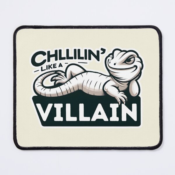 Item preview, Lounge Lizard: Chillin' Like a Villain - Cool Reptile Design designed and sold by RuyaFab.