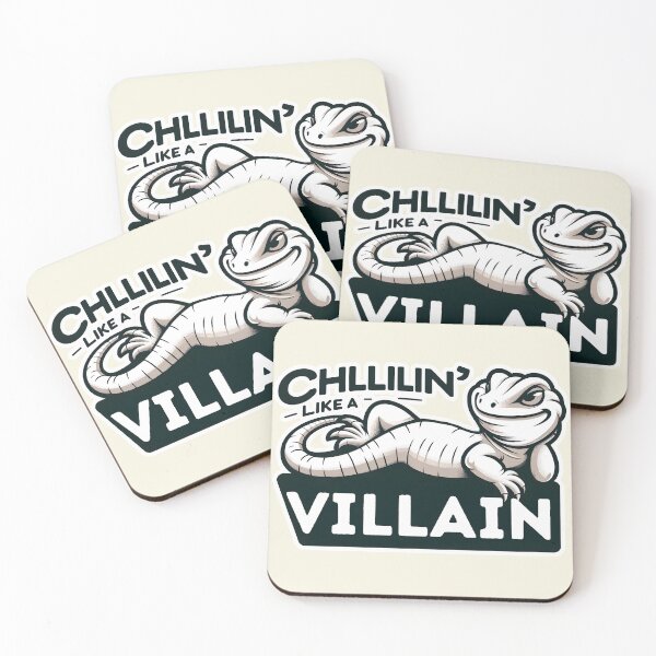 Item preview, Lounge Lizard: Chillin' Like a Villain - Cool Reptile Design designed and sold by RuyaFab.