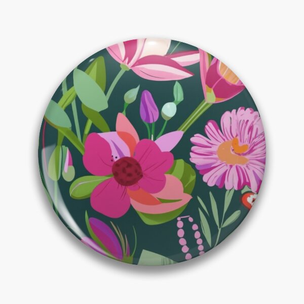 Item preview, Warm Spring / True Spring pattern, skin-tone matching, personal color analysis, PCA, floral pattern designed and sold by look4seasons.