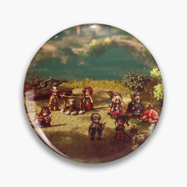 Item preview, Octopath Traveler Wallpaper designed and sold by kawaiicrossing.