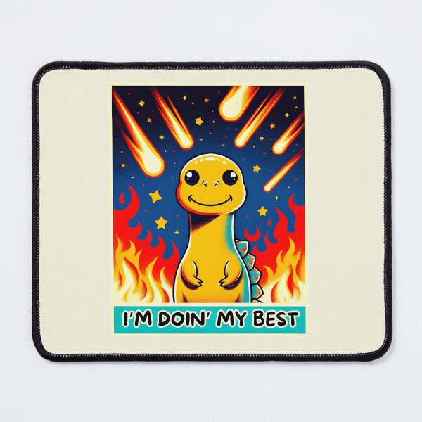 Item preview, Optimistic Dinosaur: I'm Doin' My Best - Inspiring Comet Scene designed and sold by RuyaFab.