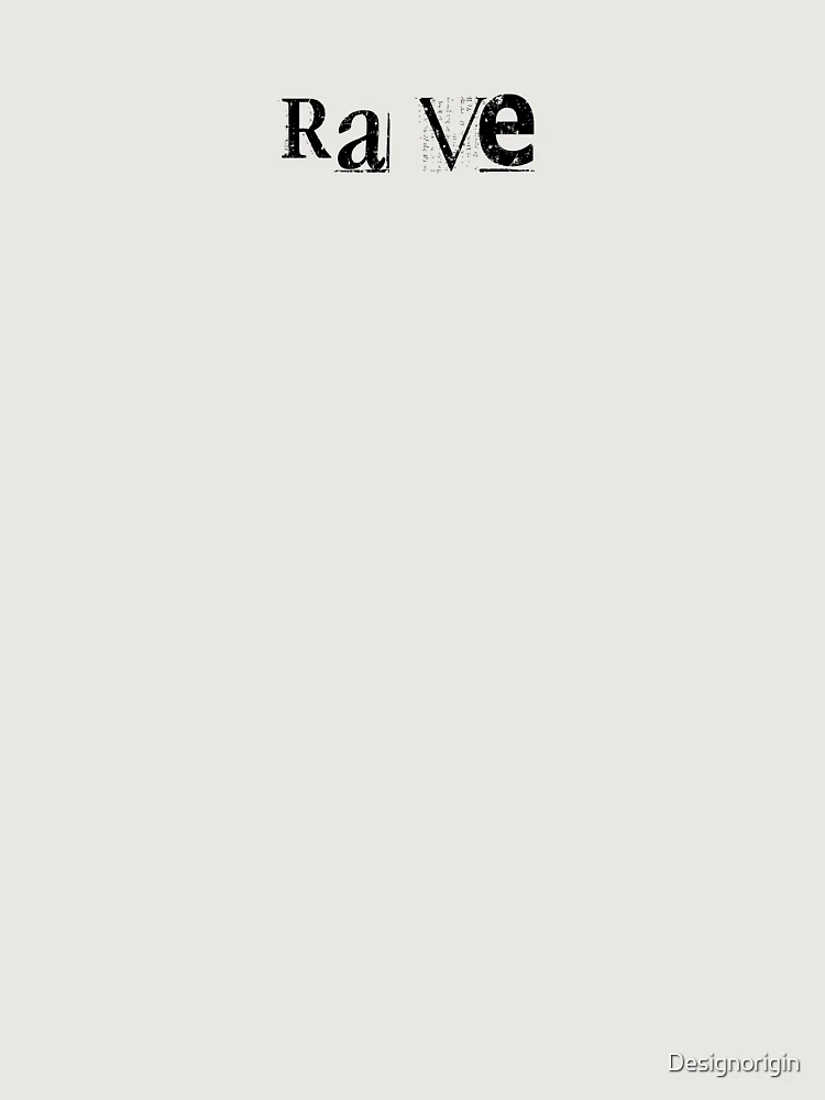 Thumbnail 6 of 6, Premium Oversized Hoodie, Ransom Note Rave designed and sold by Designorigin.
