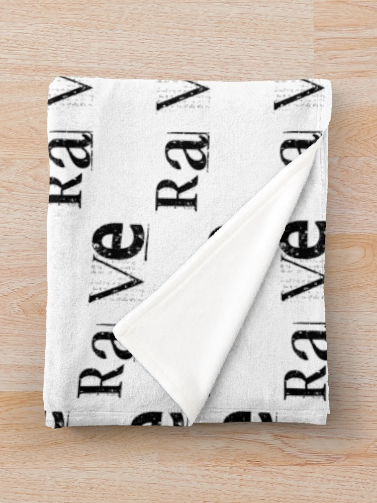 Thumbnail 3 of 6, Throw Blanket, Ransom Note Rave designed and sold by Designorigin.