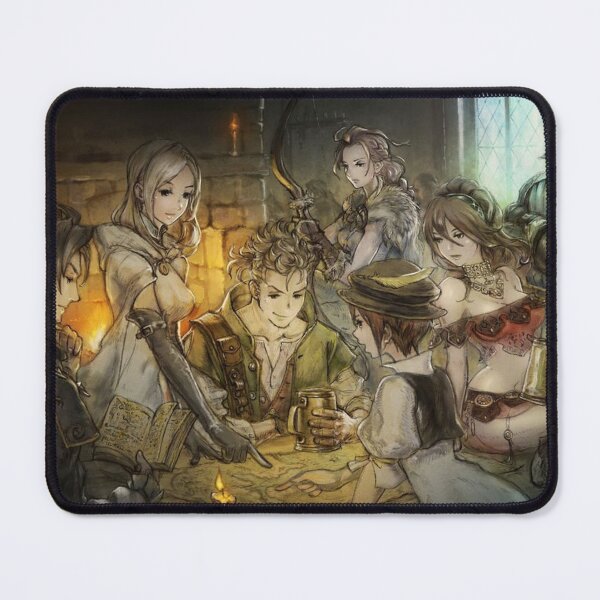 Item preview, Octopath Traveler Wallpaper designed and sold by kawaiicrossing.