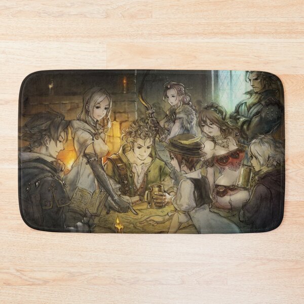 Item preview, Octopath Traveler Wallpaper designed and sold by kawaiicrossing.