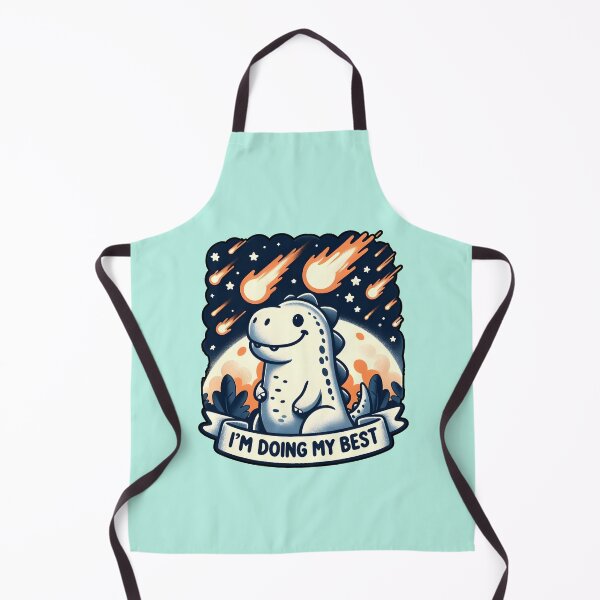 Item preview, Cheerful Dinosaur Amidst Falling Stars - Motivational Charm designed and sold by RuyaFab.