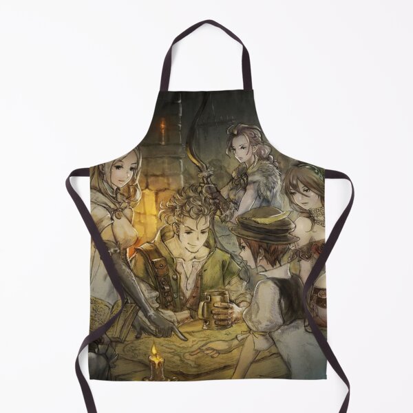 Item preview, Octopath Traveler Wallpaper designed and sold by kawaiicrossing.