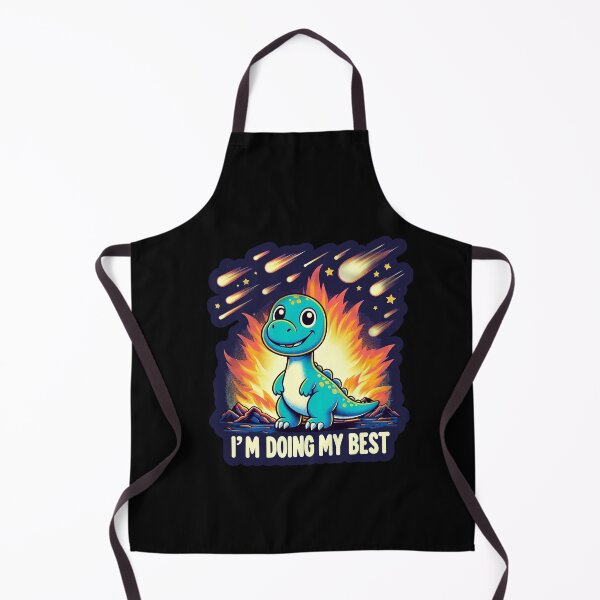 Item preview, Blazing Comet Trails with Happy Blue Dino - Keep Shining! designed and sold by RuyaFab.