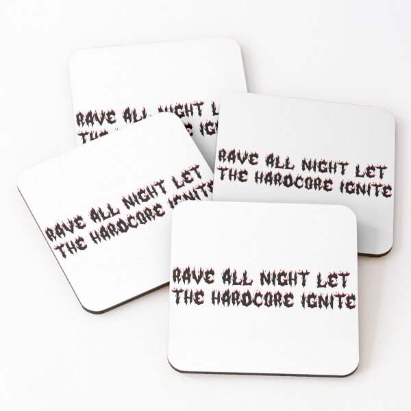 Item preview, Rave all night, let the hardcore ignite designed and sold by Designorigin.