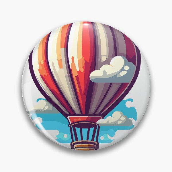 Item preview, Hot Air Balloon Escape Sticker designed and sold by Pattern-Parade.