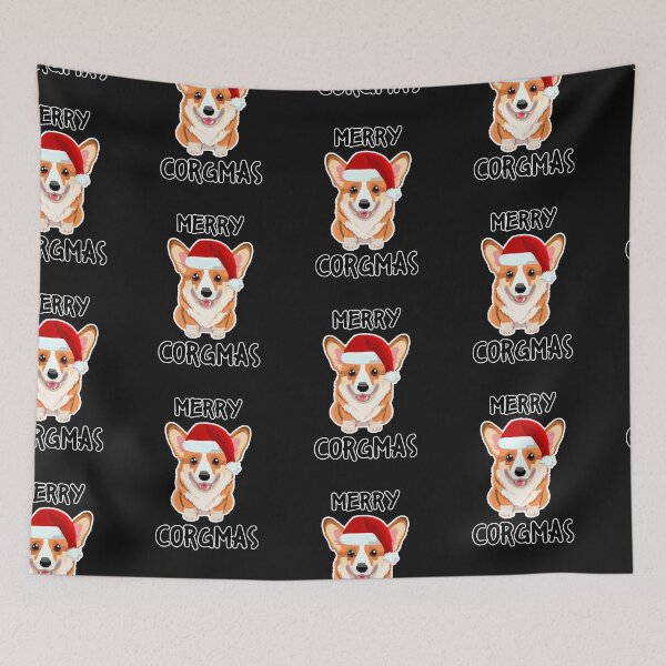 Item preview, Corgie Xmas Gift, Merry Christmas, Merry Corgmas, Corgie Dog designed and sold by LusterCraft.