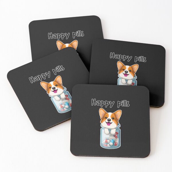 Item preview, Funny Orgie Gift, Happy Pills, Corgie Dog designed and sold by LusterCraft.