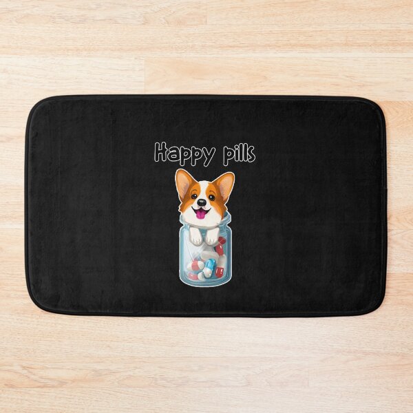 Item preview, Funny Orgie Gift, Happy Pills, Corgie Dog designed and sold by LusterCraft.