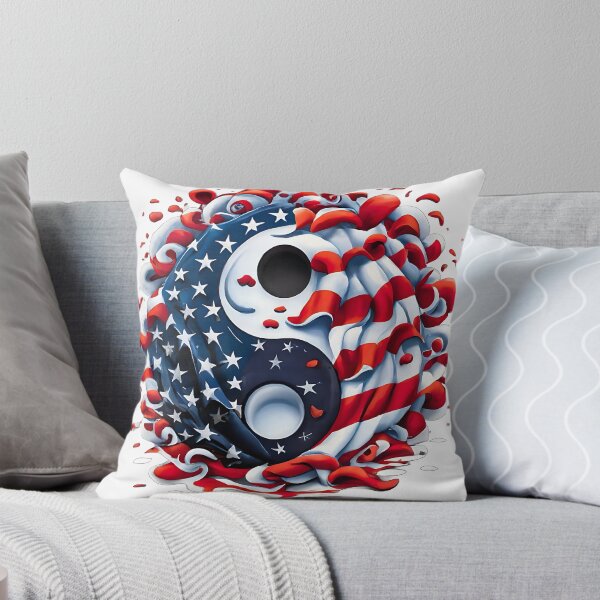 Item preview, Yin and Yang, Stars and Stripes designed and sold by Lisa Pearlman.