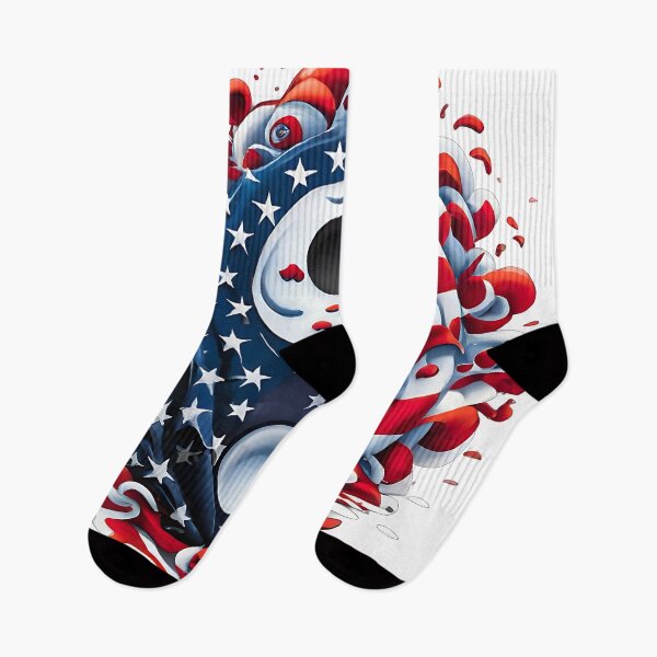 Item preview, Yin and Yang, Stars and Stripes designed and sold by Lisa Pearlman.
