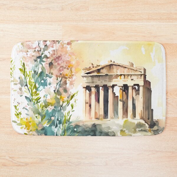 Item preview, Watercolor Parthenon Acropolis designed and sold by haroulita.