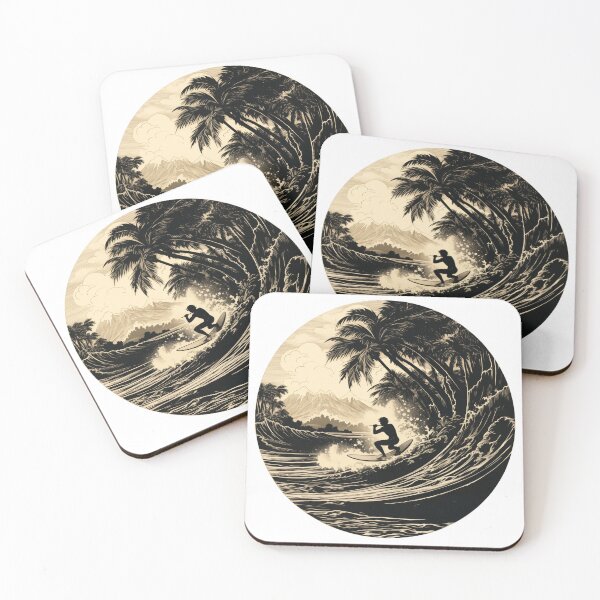 Item preview, Monochrome Tropical Surf designed and sold by sagybp.