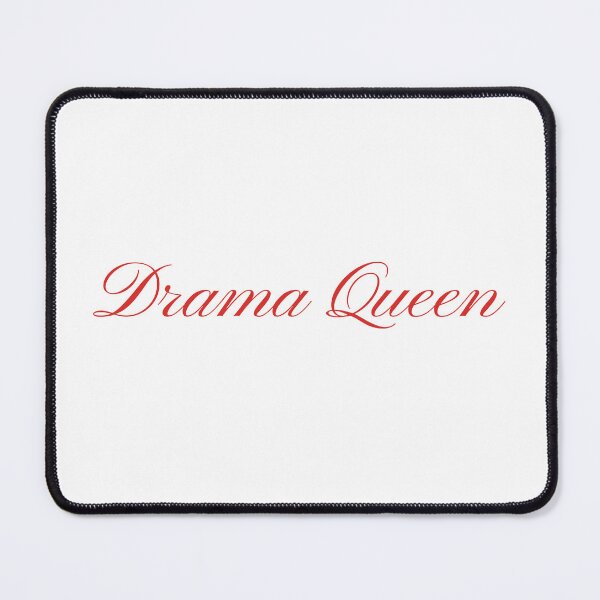 Item preview, Sassy Drama Queen Calligraphy Design in Red designed and sold by KikiValley.