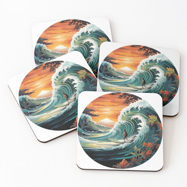 Item preview, Surfer's Sunset Embrace designed and sold by sagybp.
