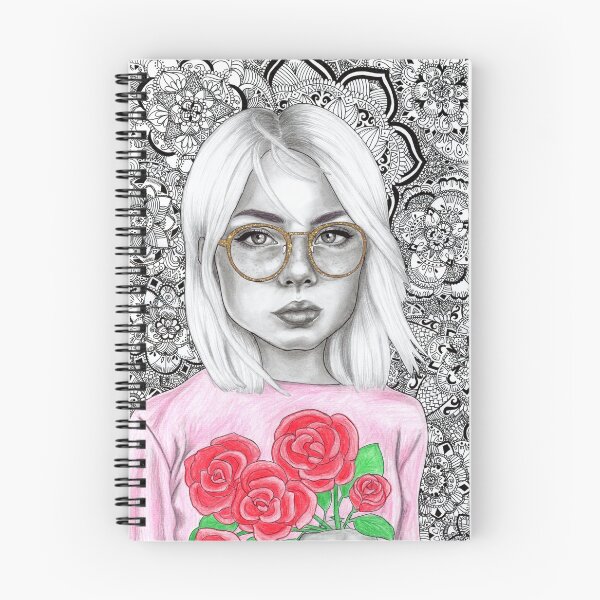 Item preview, Girl with red roses designed and sold by Cathrine Urdal.