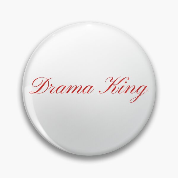 Item preview, Chic Drama King Calligraphy Design in Red  designed and sold by KikiValley.